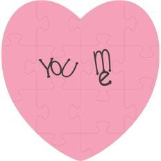 you, me heart jigsaw puzzle