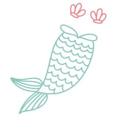 mermaid doodle