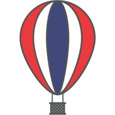 4th of july air balloon