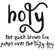 cg holy font
