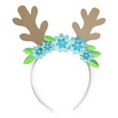deer floral headband