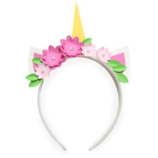 unicorn floral headband