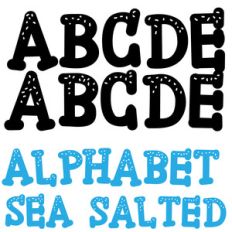 pn alphabet sea salted