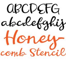 pn honeycomb stencil