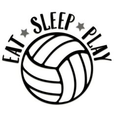 eat sleep play volleyball