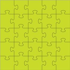 5x5 jigsaw puzzle