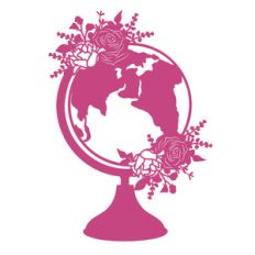 floral globe