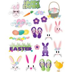 easter bunnies and more planner stickers