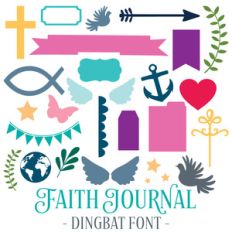 faith journal font