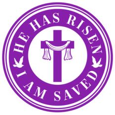 risen and saved label