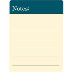 notes journaling card