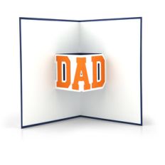 pop out card dad