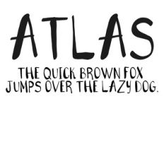 cg atlas font