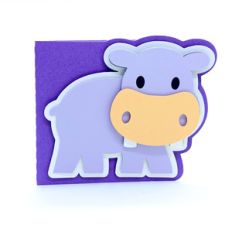 baby hippo card