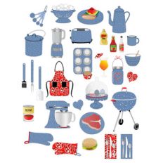 blue enamel-ware planner stickers