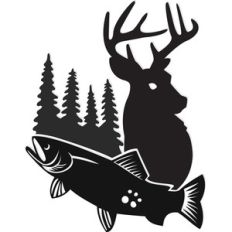 hunting and fishing logo