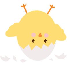 upside-down chick