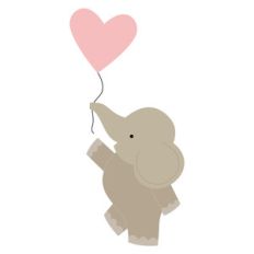 elephant with balloon