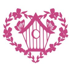 birdhouse heart