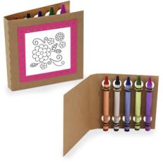 square coloring cards - flower