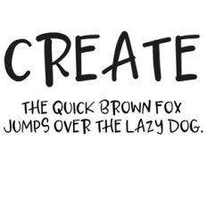 cg create font