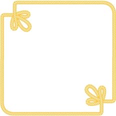 looped rope border