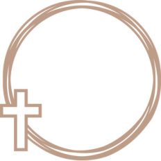 cross circle frame