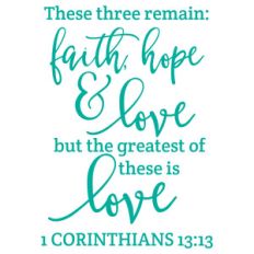 faith, hope and love