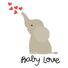 baby love elephant
