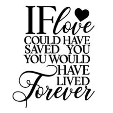 if love could have saved you