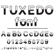 tuxedo font