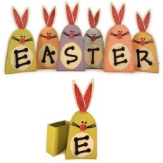 easter bunnies 3d ensemble