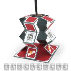 pull up accordion card graduation