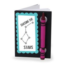 color and sketch book - chasing the stars