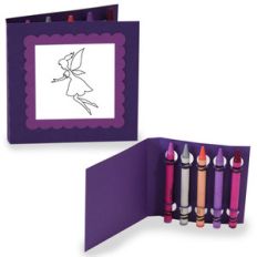 happy birthday coloring cards - fairy