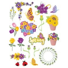 flower planner stickers