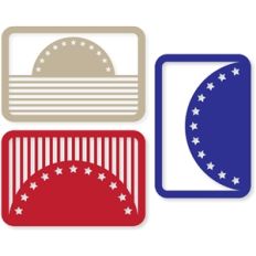 star circle stripes card