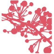 berry branch background