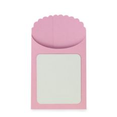 scalloped gift card holder