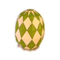 egg 3d form multi diamonds