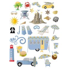 at the beach planner stickers