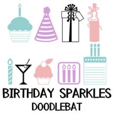 birthday sparkles doodlebat
