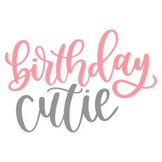 birthday cutie