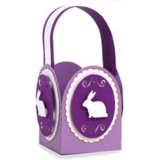 easter bunny cameo basket