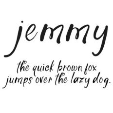 cg jemmy font