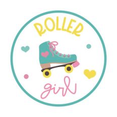 roller girl sticker