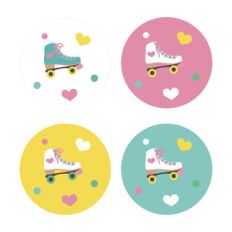 roller skating stickers