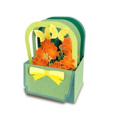 flower garden box card