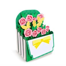 roses garden box card