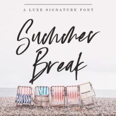 summer break font